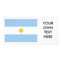 Argentina Flag Photo Greeting Card