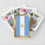 Argentina Flag Playing Cards playing cards