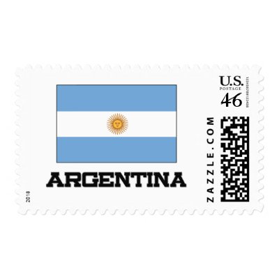Argentina Flag Stamps by tshirtshirts