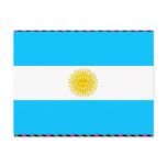 Argentina Flag Post Card