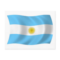 Argentina Flag Postcard