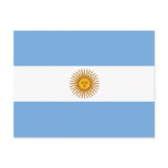 Argentina Flag Postcard
