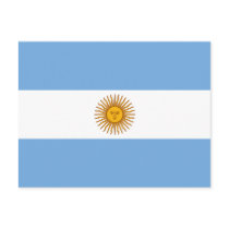 Argentina Flag Postcard
