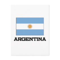 Argentina Flag Postcard