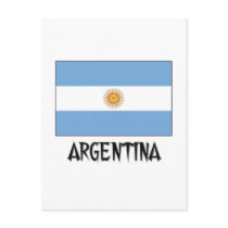 Argentina Flag Post Card
