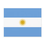Argentina Flag Postcard