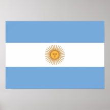 Argentina Flag Poster