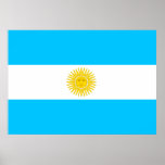 Argentina Flag Poster