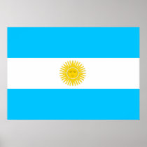 Argentina Flag Poster