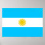 Argentina Flag Poster