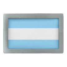 Argentina Flag Set Belt Buckles