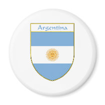 Argentina Flag Shield magnets