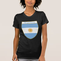 Argentina Flag Shield t-shirts