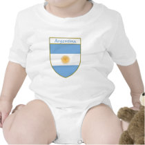 Argentina Flag Shield t-shirts