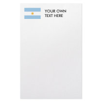 Argentina Flag Custom Stationery