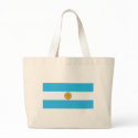 Argentina Flag Tote Bag by FlagTshirts Argentina Flag Tote Bag