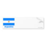 Argentina Flag with Name Bumper Stickers