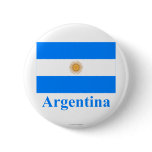 Argentina Flag with Name Pin