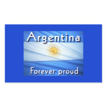 argentina forever proud rectangle stickers