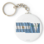 Argentina & Formosa waving flags Key Chains