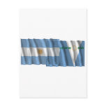 Argentina & Formosa waving flags Postcard