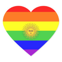 argentina gay proud rainbow flag homosexual sticker