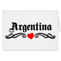Argentina Greeting Card