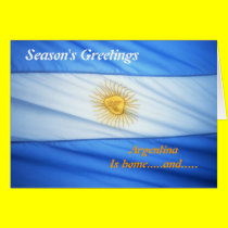Argentina happy holidays greeting cards cards
