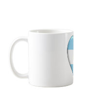 Argentina Heart Flag Coffee Mug
