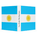 Argentina High quality Flag 3 Ring Binders