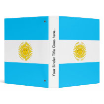 Argentina High quality Flag Binder