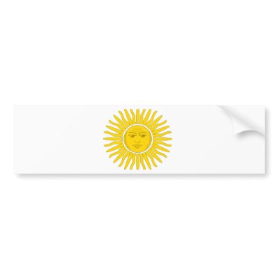 Argentina High quality Flag Bumper Stickers by representmycountry