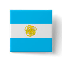 Argentina High quality Flag Button