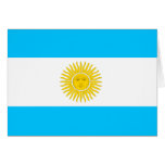 Argentina High quality Flag Greeting Cards