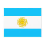 Argentina High quality Flag Postcard