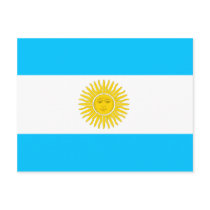 Argentina High quality Flag Postcard