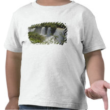 Argentina, Iguacu Falls in sun. Shirts