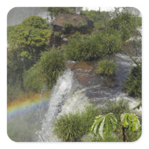 Argentina, Iguacu Falls. Rainbow at Iguacu Stickers