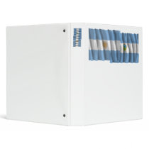 Argentina & La Pampa waving flags 3 Ring Binder