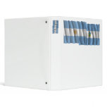 Argentina & La Pampa waving flags binders