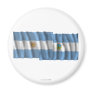 Argentina & La Pampa waving flags Fridge Magnet