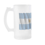 Argentina & La Pampa waving flags Mugs