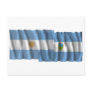 Argentina & La Pampa waving flags Postcards