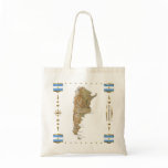 Argentina Map + Flags Bag