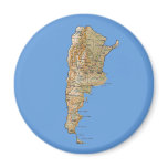 Argentina Map Magnet