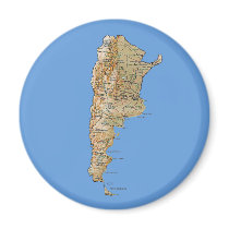 Argentina Map Magnet
