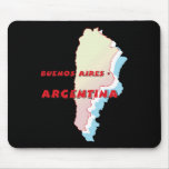 Argentina Map Mouse Pads