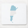 Argentina map mousepads