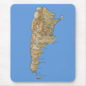 Argentina Map Mousepad