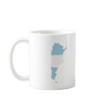 Argentina map coffee mugs